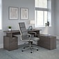 Bush Business Furniture Jamestown 72"W L Shaped Desk with Drawers, Storm Gray (JTN009SGSU)