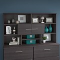 Bush Business Furniture Office 500 71W Desktop Hutch, Storm Gray (OFH172SGK)