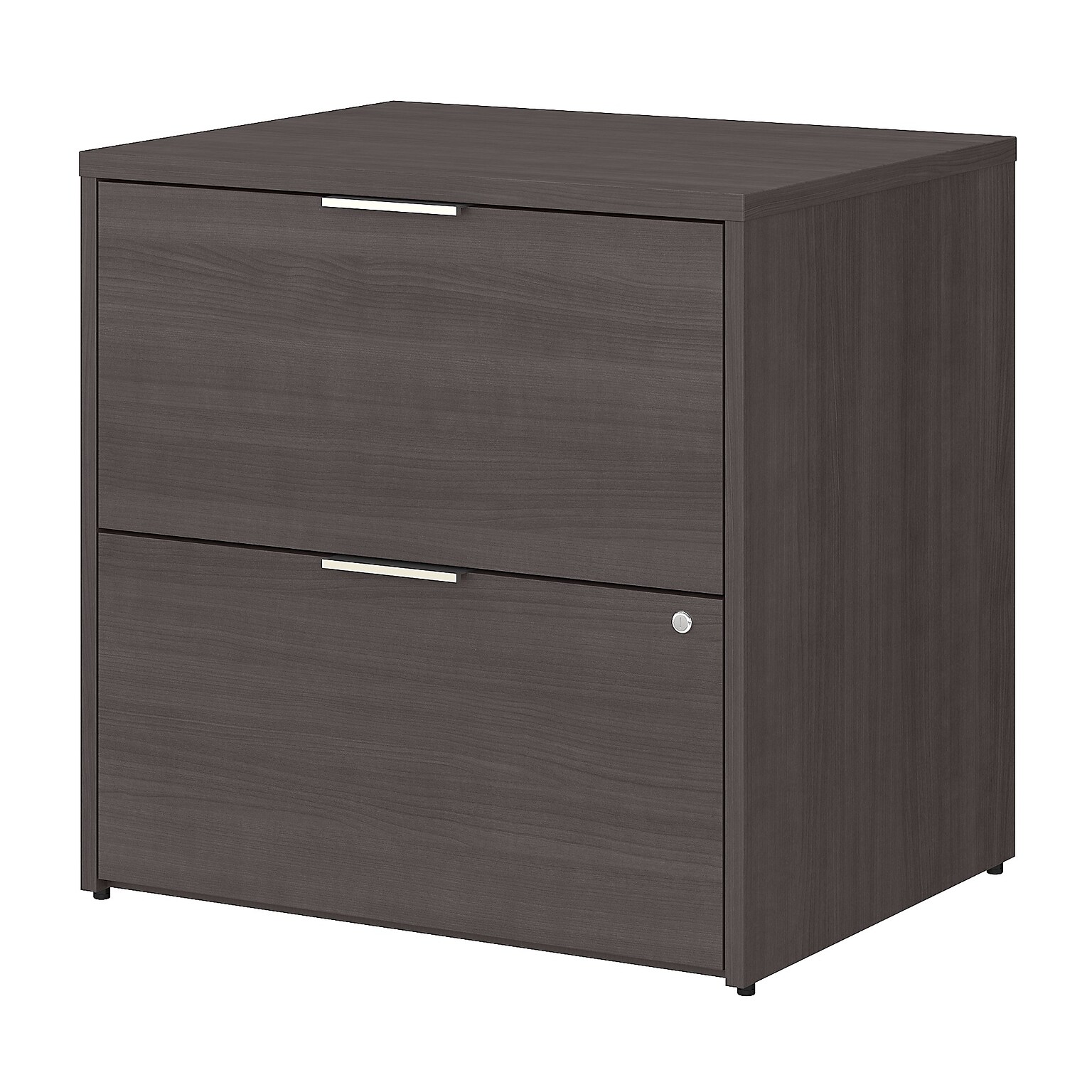 Bush Business Furniture Jamestown 2-Drawer Lateral File Cabinet, Locking, Letter/Legal, Storm Gray, 29.72 (JTF130SGSU)