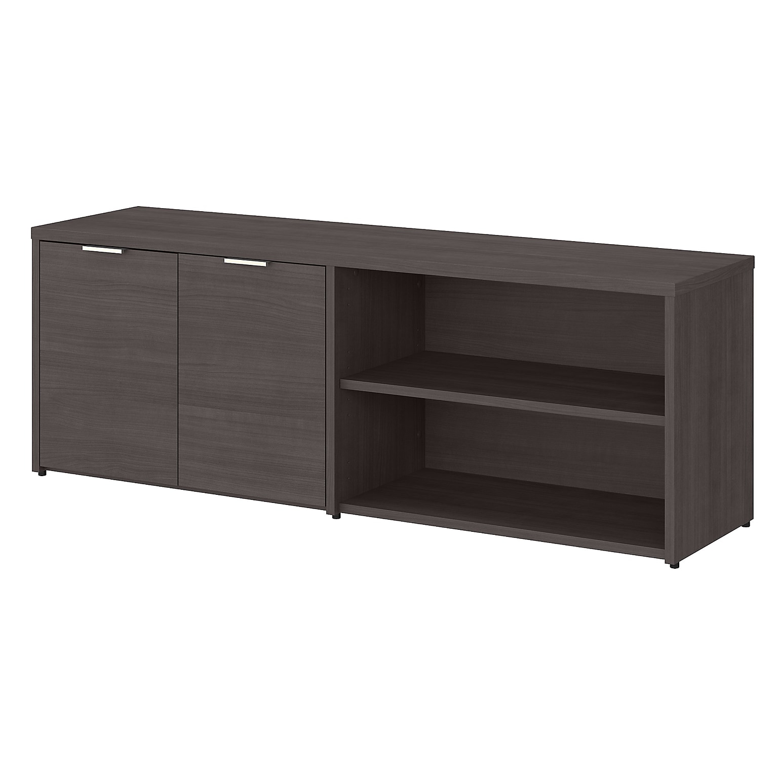 Bush Business Furniture Jamestown 21 Low Storage Cabinet with 4 Shelves, Storm Gray (JTS160SG)
