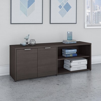 Bush Business Furniture Jamestown 21 Low Storage Cabinet with 4 Shelves, Storm Gray (JTS160SG)