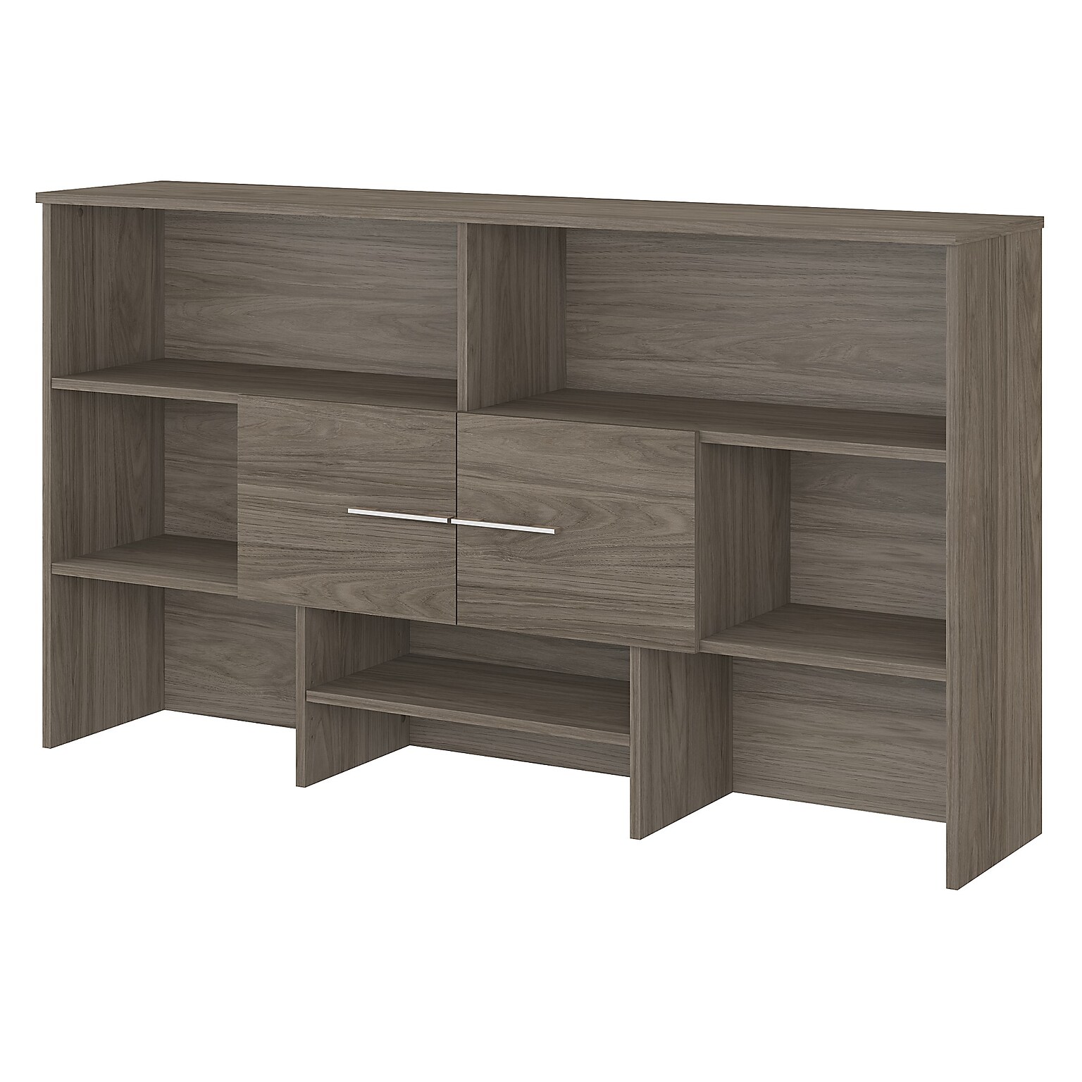 Bush Business Furniture Office 500 72W Desktop Hutch, Modern Hickory (OFH172MHK)