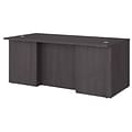 Bush Business Furniture Office 500 72W Executive Desk, Storm Gray (OFD172SGK)