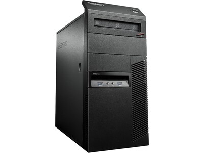 Lenovo ThinkCentre M93 Refurbished Desktop Computer, Intel Core i7-4770, 16GB Memory, 240GB SSD