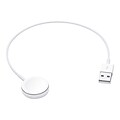 Apple Magnetic Smart Watch Charging Cable, USB, 1 ft., White (MX2G2AM/A)