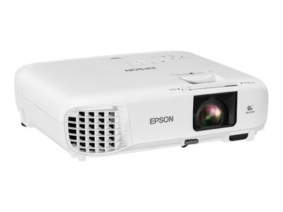 Epson PowerLite 119W 3LCD WXGA Classroom Projector with Dual HDMI, White (V11H985020)
