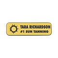 Custom Engraved Plastic Badge, 1 x 3-1/2