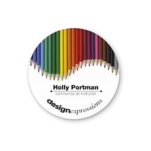 Custom Full Color Shape Name Badge, 3 Circle