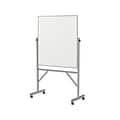 Ghent Cork/Porcelain Mobile Dry-Erase Whiteboard, Aluminum Frame, 4 x 3 (ARM1K43)