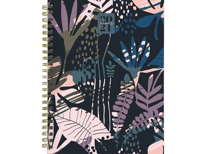 2021 TF Publishing 6 x 8 Planner, Painted Foliage, Multicolor (21-9241)