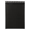 JAM Paper® Bubble Lite Padded Mailers, 9 x 12, Black Kraft, 25/Pack (kp9x12bl)