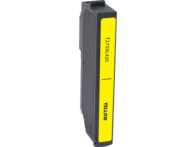 Clover Imaging Group Remanufactured Yellow High Yield Ink Cartridge Replacement for Epson T273XL (T273XL420)