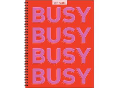 2021 TF Publishing 8.5 x 11 Planner, Busy Busy Busy, Multicolor (21-9599)