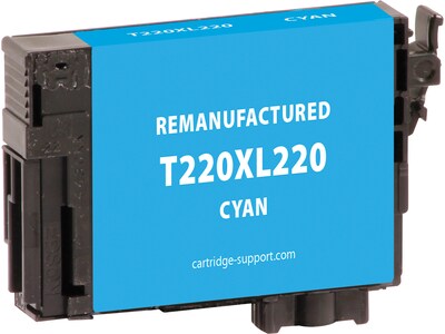 Clover Imaging Group Remanufactured Cyan High Yield Ink Cartridge Replacement for Epson T220 (T220XL