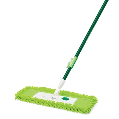 Libman Commercial Microfiber Fingers Dust Mop, Yellow & Green, 6/Carton (195)