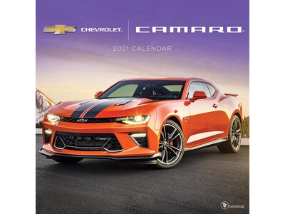 2021 TF Publishing 12 x 12 Wall Calendar, Camaro, Multicolor (21-1026)