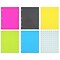 JAM Paper Glossy 3-Hole Punched 2-Pocket School Folders, Assorted Polka Dot, 6/Pack (31237926)