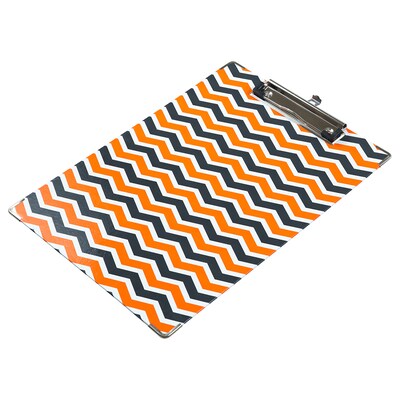 JAM Paper Hardboard Clipboard, Letter Size, Multicolor Chevron (340937938)