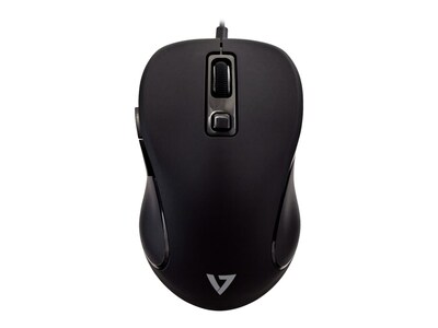 V7 MU300 Optical Mouse, Black (7FK523)