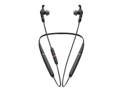 Jabra Evolve 65E MS Wireless Stereo Headset, Behind-The-Neck, Black (6599-623-109)