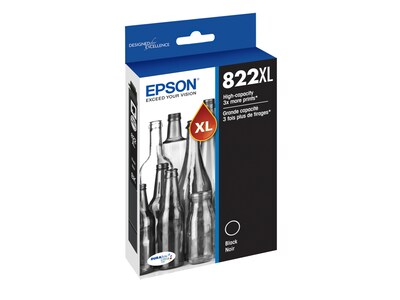 Epson T822XL Black High Yield Ink Cartridge (T822XL120-S)
