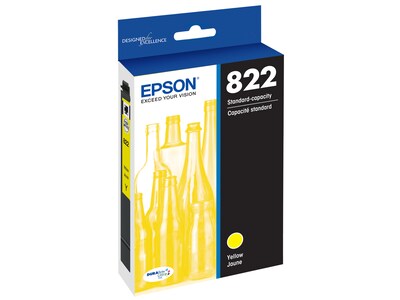 Epson T822 Yellow Standard Yield Ink Cartridge (T822420-S)