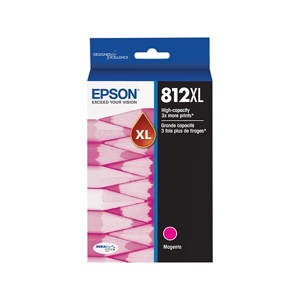 Epson T812XL Magenta High Yield Ink Cartridge (T812XL320-S)