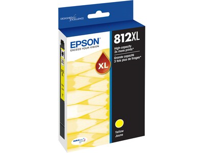 Epson T812XL Yellow High Yield Ink Cartridge (T812XL420-S)