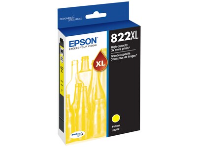 Epson T822XL Yellow High Yield Ink Cartridge (T822XL420-S)