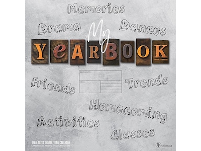 2021 TF Publishing 12 x 12 Wall Calendar, My Yearbook, Multicolor (99-1021)