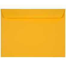 JAM Paper® 9 x 12 Booklet Envelopes, Sunflower Yellow, 25/Pack (372317017)