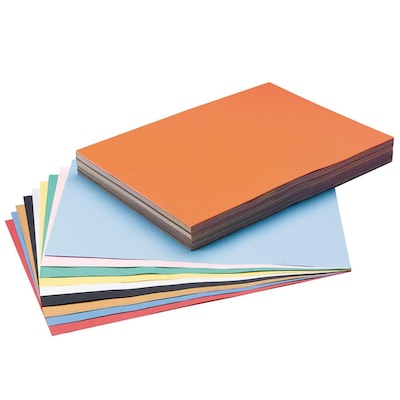 Pacon Tru-Ray 12" x 18" Construction Paper, Assorted (PE1664)