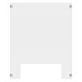 Luxor Reclaim® Freestanding Counter Sneeze Guard, 30H x 24L, Clear, Acrylic ( DIVCU-2430C)