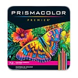 Prismacolor Premier Soft Core Colored Pencils, Assorted Colors, 72/Pack (3599TN)