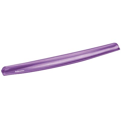 Fellowes Crystals Gel Wrist Rest, Non-Skid Base, Purple (91437)