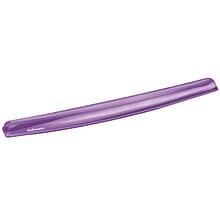 Fellowes Crystals Gel Wrist Rest, Non-Skid Base, Purple (91437)