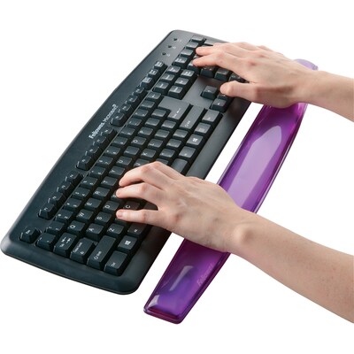 91441 - Fellowes Gel Wrist Rest & Mouse Pad - Purple