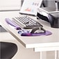 Fellowes Crystals Gel Wrist Rest, Non-Skid Base, Purple (91437)