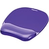 Fellowes Crystals Gel Mouse Pad/Wrist Rest Combo, Purple (91441)