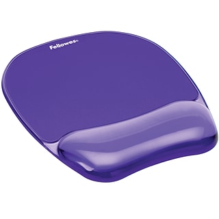 Fellowes Photo Gel Mouse Pad Wrist Rest with Microban , Pink