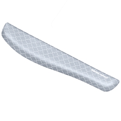 Fellowes PlushTouch Gel Wrist Rest, Gray Lattice (9549801)