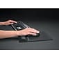 Fellowes Wrist Support Gel Mouse Pad/Wrist Rest Combo, Black (9181201)