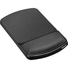 Fellowes Gel Mouse Pad/Wrist Rest Combo, Non-Skid Base, Graphite/Platinum (91741)