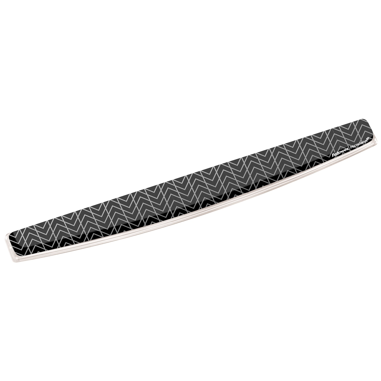 Fellowes Gel Wrist Rest, Black Chevron (9550001)