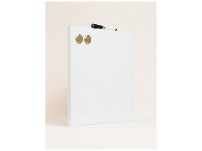 U Brands Frameless Magnetic Steel Planning Board, 14" x 14" (460U00-04)
