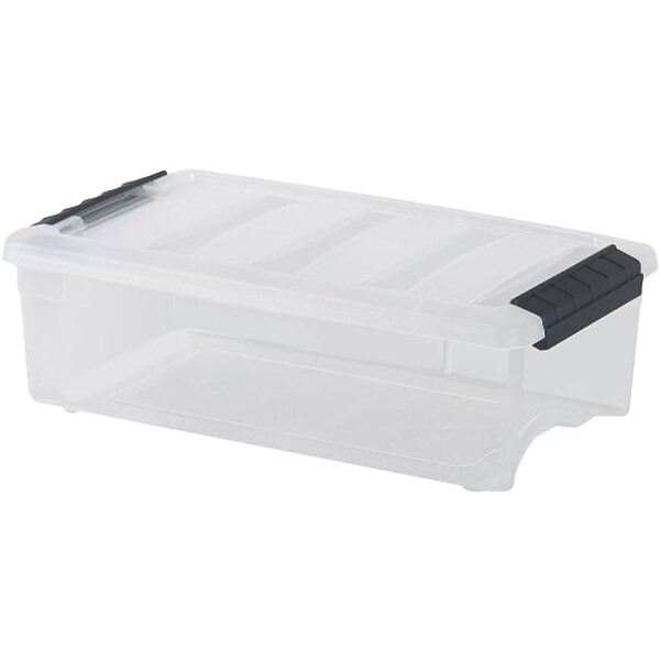 Really Useful Box 6.87 Qt. Snap Lid Storage Box, Clear (6.5C