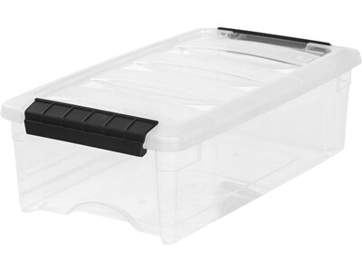 Really Useful Box 6.87 Qt. Snap Lid Storage Box, Clear (6.5C