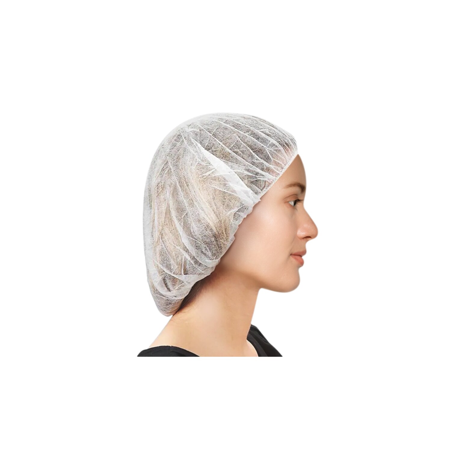 Bouffant Cap, 24, White, 1000/Box (ZB-CAP002)