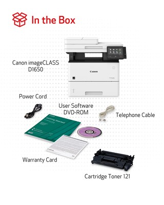 Canon imageCLASS D1650 Wireless Monochrome Laser Multifunction Printer (2223C023)