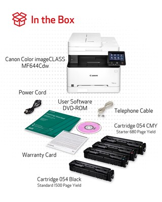 Canon Color imageCLASS MF644Cdw Wireless Color Laser All-In-One Printer